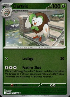 Dartrix 011/088 Perfect Order Ungraded