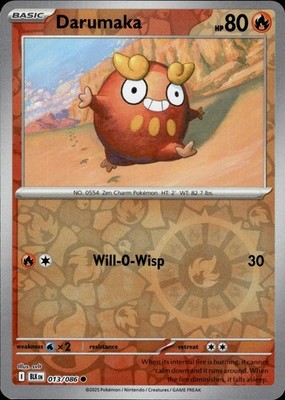 Darumaka 013/086 Black Bolt Ungraded