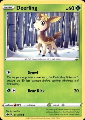 Deerling 011/198 Chilling Reign Ungraded