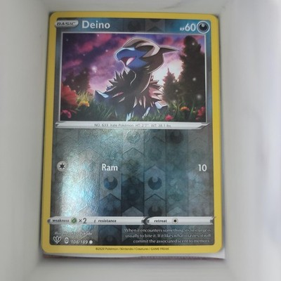 Deino 108/189 Darkness Ablaze Ungraded