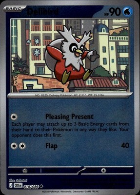 Delibird 018/086 Chaos Rising Ungraded