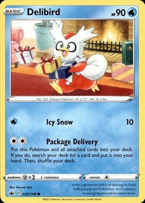 Delibird 032/198 Chilling Reign Ungraded