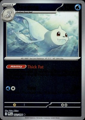 Dewgong 022/094 Phantasmal Flames Ungraded