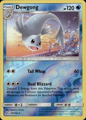 Dewgong 45/214 Unbroken Bonds Ungraded