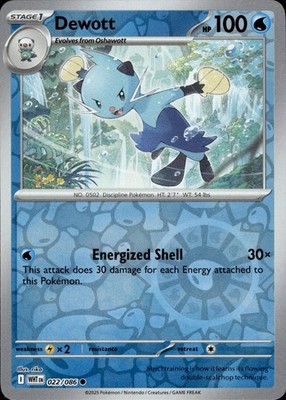 Dewott 022/086 White Flare Ungraded