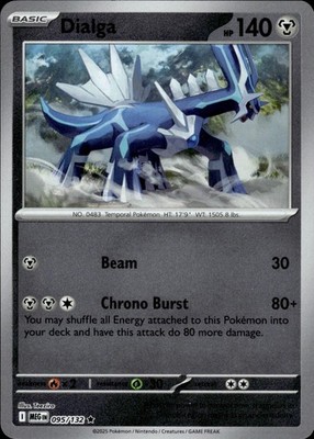 Dialga 095/132 Mega Evolution Ungraded