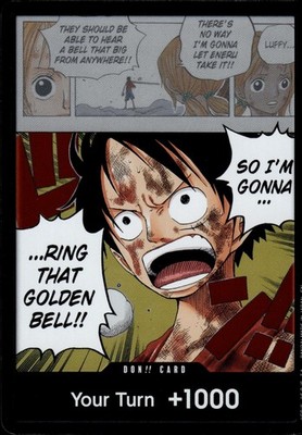 DON!! Card (Luffy) Adventure on Kami's Island Ungraded