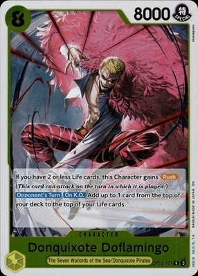 Donquixote Doflamingo OP12-107 Legacy of the Master Ungraded