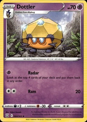 Dottler 064/163 Battle Styles Ungraded