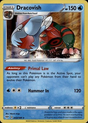 Dracovish 053/189 Darkness Ablaze Ungraded