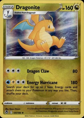 Dragonite 131/195 Silver Tempest Ungraded