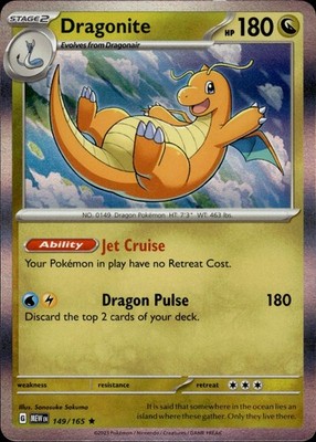 Dragonite 149/165 151 Ungraded