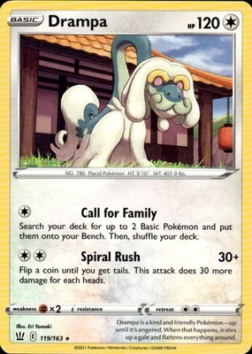 Drampa 119/163 Battle Styles Ungraded