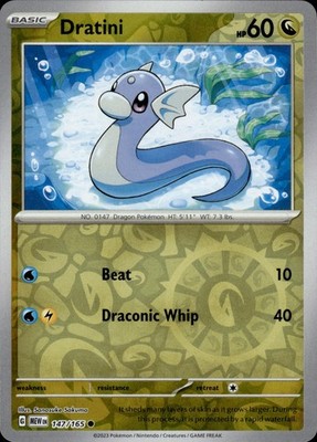 Dratini 147/165 151 Ungraded