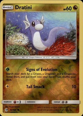 Dratini 94/149 SM Base Set Ungraded