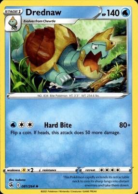 Drednaw 081/264 Fusion Strike Ungraded