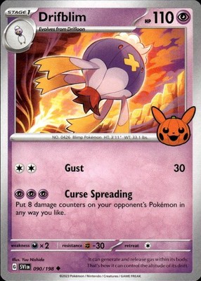 Drifblim 090/198 Trick or Trade BOOster 2023 Ungraded
