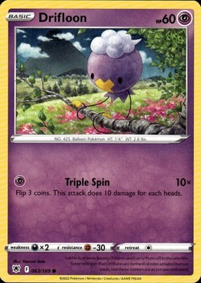 Drifloon 063/189 Astral Radiance Ungraded