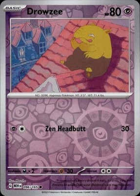 Drowzee 096/165 151 Ungraded