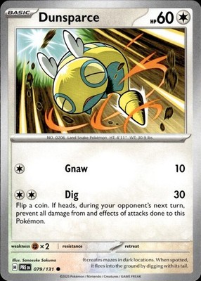 Dunsparce 079/131 Prismatic Evolutions Ungraded