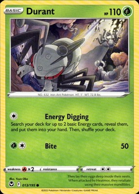 Durant 013/195 Silver Tempest Ungraded