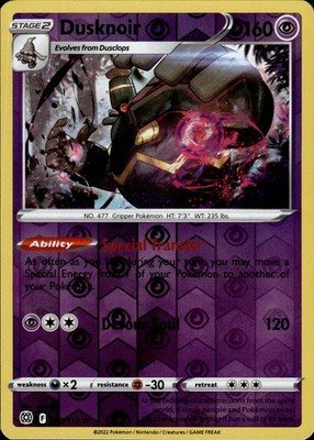 Dusknoir 062/172 Brilliant Stars Ungraded