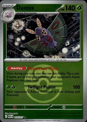 Dustox (Love Ball) 015/217 Ascended Heroes Ungraded