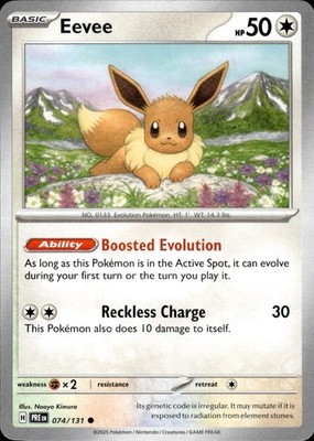 Eevee 074/131 Prismatic Evolutions Ungraded