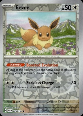Eevee 074/131 SV: Prismatic Evolutions Ungraded