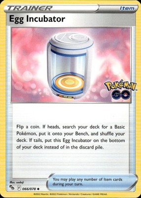 Egg Incubator 066/078 Pokemon GO Ungraded