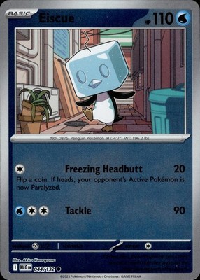 Eiscue 044/132 Mega Evolution Ungraded
