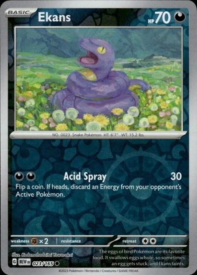 Ekans 023/165 151 Ungraded