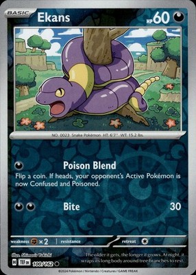 Ekans 100/162 Temporal Forces Ungraded