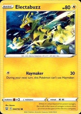 Electabuzz 044/163 Battle Styles Ungraded