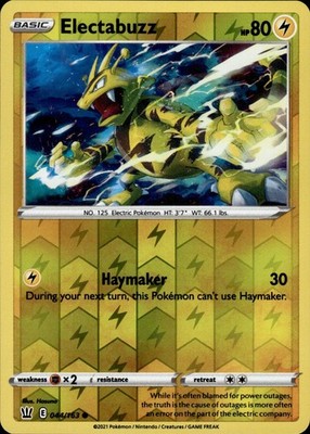 Electabuzz 044/163 Battle Styles Ungraded