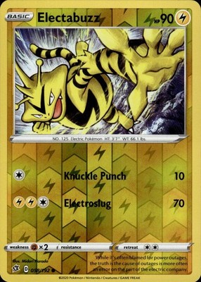 Electabuzz 058/192 Rebel Clash Ungraded