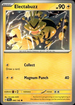 Electabuzz 46/142 Stellar Crown Ungraded