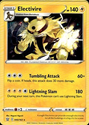 Electivire 045/163 Battle Styles Ungraded
