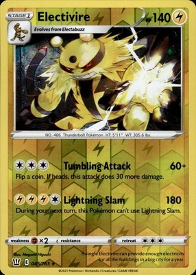 Electivire 045/163 Battle Styles Ungraded