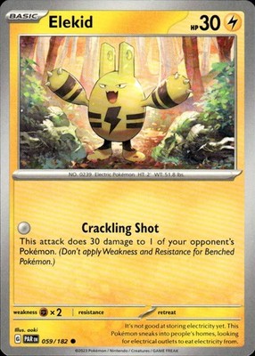 Elekid 059/182 Paradox Rift Ungraded