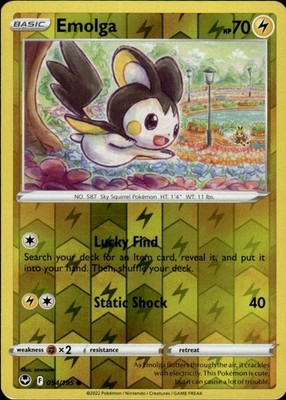 Emolga 054/195 Silver Tempest Ungraded