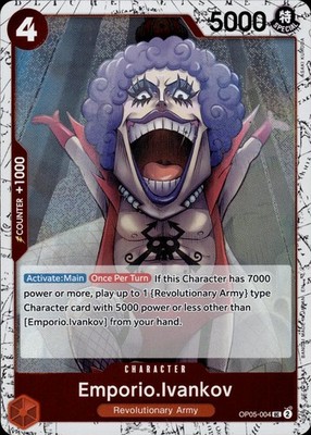 Emporio.Ivankov (Pirate Foil) OP05-004 Premium Booster -The Best- Vol. 2 Ungraded