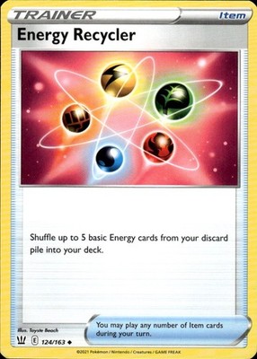 Energy Recycler 124/163 Battle Styles Ungraded