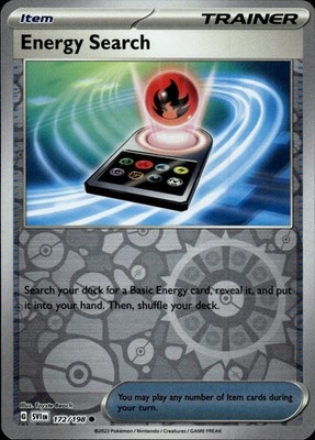 Energy Search 172/198 Scarlet & Violet Ungraded