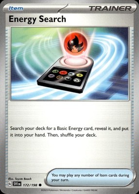 Energy Search 172/198 Scarlet & Violet Ungraded