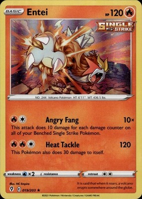 Entei 019/203 Evolving Skies Ungraded