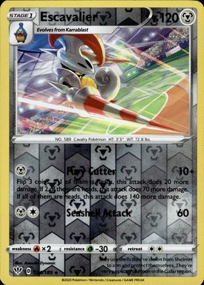 Escavalier 124/189 Darkness Ablaze Ungraded