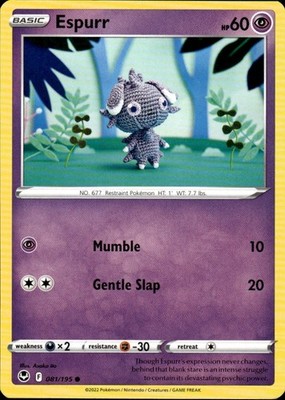 Espurr 081/195 Silver Tempest Ungraded