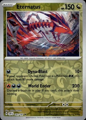 Eternatus 141/191 Surging Sparks Ungraded