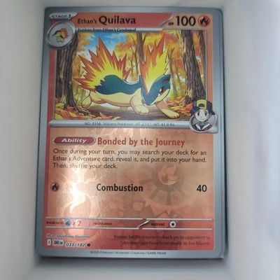 Ethan's Quilava 033/182 Destined Rivals Ungraded